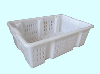 259號雙色顛倒可堆式塑料筐